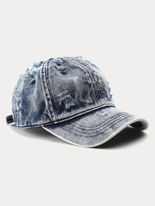 Gorra Oversize Desgastada Estilo Streetwear Lavada Unisex de Perfil Bajo Proveedor OEM Gorra de Béisbol Desgastada para Skater - Product Image 4