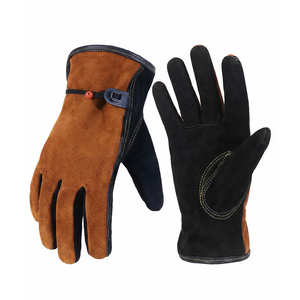 Guantes de Jardinería Resistentes para Hombre y Mujer, de Poliéster/Algodón/Metalizado, a Prueba de Espinas, Estilo Guantelete, con Puño Elástico y Diseño a Rayas - Product Image 1