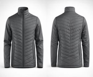 Veste matelassée d'équitation pour femme, coupe-vent respirante à col montant, personnalisable sur le devant, manteau d'hiver rembourré, vêtement d'extérieur - Product Image 1