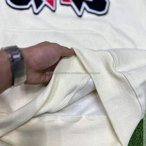 Fabricant personnalisé de survêtement léger partout avec français entièrement hommes éponge 3D Logo Pullover Hoodie Puff Print - Product Image 5