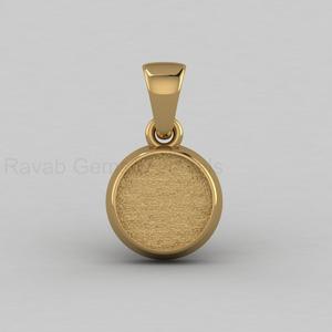 Handmade Solid 925 Sterling Silver 10mm Round Blank Bezel Cup Charm Pendant Cabochon Setting <b>for</b> DIY Keepsake Resin Art Jewelry - Product Image 6