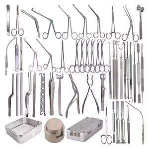 Tegra Surgical 60-Piece Stainless Steel Septoplasty Set Class I Surgery Manual Nasal <b>Instruments</b> Correct Deviated Septum CE ISO - Product Image 2