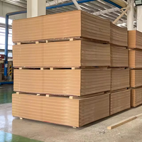 Panneau MDF écologique en fibre de bois de densité moyenne de 15 mm 1220*2440 mm pour meubles/portes/décoration