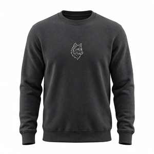 เสื้อสเวตเชิ้ตผู้ชายพิมพ์ลาย ผ้าฝ้าย/โพลีเอสเตอร์ 100% แขนยาว คอกลม ถักทอ เป็นมิตรกับสิ่งแวดล้อม เหมาะสำหรับฤดูหนาว จากบังกลาเทศ - Product Image 1