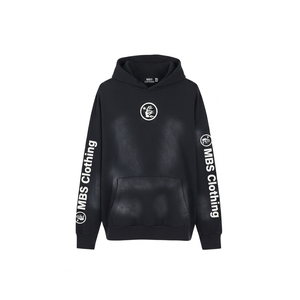 En Stock, Envío Rápido, Sudadera con Capucha Oversize de Alta Calidad 100% Algodón, Estilo Hip Hop, con Estampado Hell Stair, Conjunto Deportivo - Product Image 3