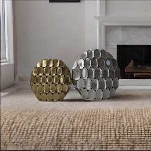 Customized Handmade Modern Lightweight Eco-Friendly High Quality Wedding Centerpiece <b>Mini</b> Flower <b>Vases</b> Small Gold Metal Luxury - Product Image 5