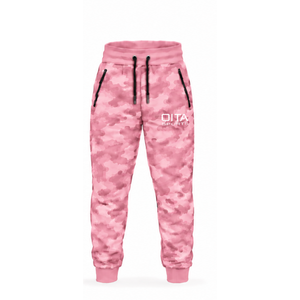 Survêtement unisexe camouflage rose clair, sweat-shirt à capuche entièrement zippé et pantalon de jogging assorti, ensemble deux pièces décontracté streetwear - Product Image 2