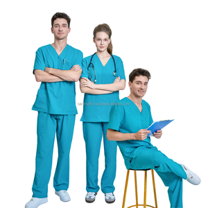 Tenues médicales à prix avantageux, ensembles d'uniformes d'infirmière, uniformes de soins extensibles, uniformes d'infirmière personnalisés avec logo - FMF uniform OEM/ODM - Product Image 1