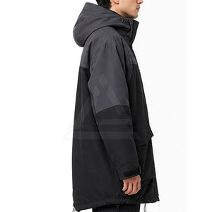 Veste parka oversize tendance pour homme, coupe décontractée, vêtements d'extérieur à capuche pour l'hiver, confortables, style streetwear quotidien - Product Image 6