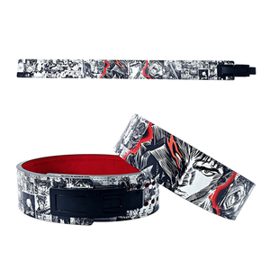 Best Quality Custom Made Heavy Duty Leather Animated Lever <b>Belt</b> for Weightlifting-Non-Slip Unisex Design - Product Image 5