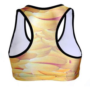 Sujetador deportivo de alta calidad para mujer, recién llegado, personalizado con logo frontal, nuevo sujetador deportivo estampado a la moda para venta en línea. - Product Image 6