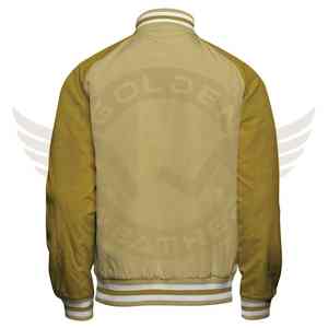 Veste de baseball unisexe d'hiver imperméable et coupe-vent en polyester/coton avec logo couleur personnalisé et design Letterman de qualité - Product Image 2