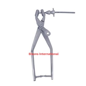 BISONS - Pinzas de Tracción Crutchfield para Cráneo, 10 Pulgadas, Instrumento Neuroquirúrgico Veterinario de Acero Inoxidable - Product Image 3