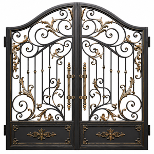 Manija de Hierro Forjado Premium para Puerta Principal, Diseño Forjado a Mano, Estilo Moderno y Lujoso, Ambidiestro, para Villa o Apartamento - Product Image 6
