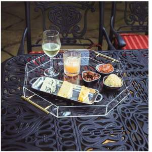 Présentoir de service en acrylique personnalisé pour desserts, gâteaux et aliments, idéal pour la restauration, les fêtes et les mariages, réglable et démontable - Product Image 4