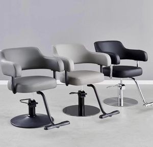 เก้าอี้ตัดผมไฮดรอลิกแบบปรับได้พร้อมที่พักเท้าสำหรับร้านเสริมสวย - Product Image 4