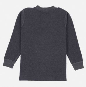 Haut thermique léger à manches longues pour garçons, respirant et chaud, en tricot doux, confortable pour un usage quotidien - Product Image 1
