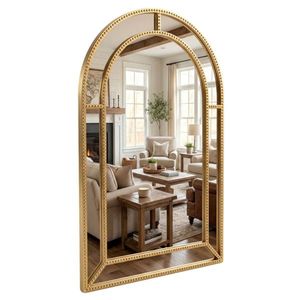 36x24 Inch Modern Decorative Framed <b>Mirror</b> with Sturdy Metal Frame Accent for Bathroom Hallway or Fireplace - Product Image 6