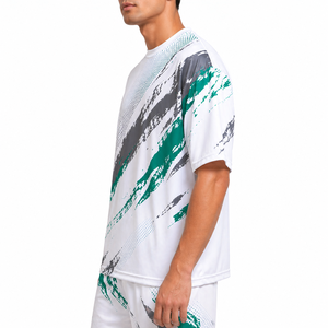 Camiseta de Hombre, Estampada, Lisa, para Sublimación, Unisex, de Poliéster, Blanca, para Verano, Personalizable - Product Image 3