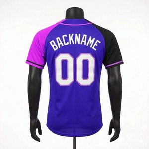 Maillots de baseball personnalisés en gros avec logo, pour jeunes, à motif uni, vêtements de sport, sublimation, fabriqués à un prix compétitif - Product Image 2