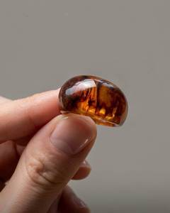 Amber Tone Resin Fashion <b>Ring</b> Oval Statement Band Vintage Accent Jewelry for Women by MN EXPOTRS - Product Image 1