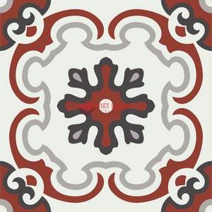 Carreaux extérieurs modernes robustes 190x190mm avec surface à motif brique - Product Image 2