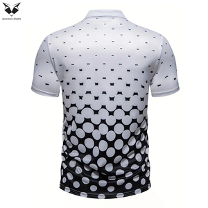 เสื้อโปโลผู้ชายพิมพ์ลายทรงปกติสำหรับใส่กลางแจ้งในฤดูร้อน สินค้าใหม่สุดฮิต มีสีตัดกันหลากหลาย - Product Image 2