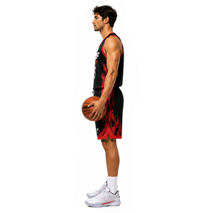 Uniforme de Baloncesto Ligero de Primera Calidad, Secado Rápido, Mejor Precio, Impresión de Logotipo Personalizada, Uniforme de Baloncesto Sublimado - Product Image 2