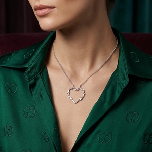 Colgante de Corazón Entrelazado con Diamante Cultivado en Laboratorio de 0.287 Ct, Oro Amarillo, Blanco y Rosa de 9K, Engaste de Bisel Moderno, Joyería Chapada en Oro para Mujer - Product Image 4