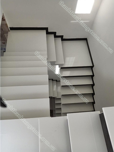 White Limestone Marble Tiles <b>Sandblasted</b> Texture for Villa Kitchen Dining Outdoor Design - Product Image 4