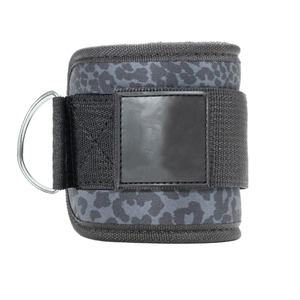 Trending Adjustable <b>Ankle</b> <b>Support</b> Brace with Leopard Print Nylon Strap and Metal D-Ring Closure for Universal Protection - Product Image 1