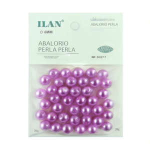 Perle di ilan da 6 mm, 20 g per la creazione di gioielli - Product Image 2