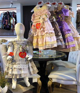 ชุดเดรสแฟนซีสำหรับเด็กคอตตอนมีผ้าขนแกะมีชุดเดรสแฟนซีสำหรับเด็กดีไซน์ใหม่ - Product Image 6