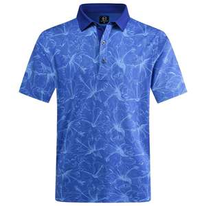 Chemises de golf OEM ODM, antibactériennes, confortables, résistantes aux plis, séchage rapide, respirantes, vêtements de sport actifs, vêtements de golf pour le sport - Product Image 1