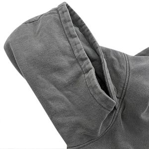 Nouveaux sweats à capuche pour hommes de luxe, effet délavé, surdimensionnés, en coton lourd 500 g/m², avec impression ou broderie, sweats à capuche pour hommes effet délavé - Product Image 5