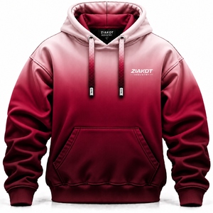 Wholsale Direct ZIAKOT INDUSTRY Custom Graphic Hoodie <b>Men</b> Oversized Pullover <b>Sweatshirt</b> Premium Heavyweight Fleece Hoodies - Product Image 2