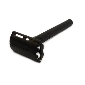 Maquinilla de Afeitar de Doble Hoja para Rostro, Acero Inoxidable, Acabado Cromado Espejo, Alta Calidad - Product Image 3