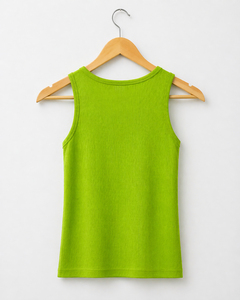 Débardeur tricoté uni personnalisé pour femme, dos nu, été, plage, polyester premium, gym, fitness - Product Image 5