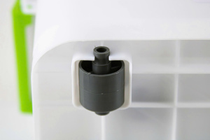 90L Heavy Duty Plastic Storage Box Lid Wheels Stackable Utility <b>Bin</b> Warehouse Inventory Logistics Freight Organizer Crate - Product Image 6