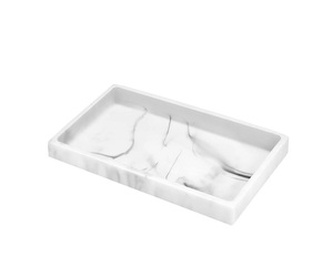Plateau de service en marbre fait main, vente directe d'usine, idéal pour table à manger, table basse, service du petit-déjeuner et décoration intérieure - Product Image 1