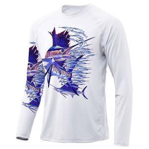 Camisa de Pesca para Hombre de Manga Larga, Transpirable, con Protección Solar UPF 50, de Algodón, Impresión Personalizada de Alta Calidad, Proveedor Mayorista - Product Image 3