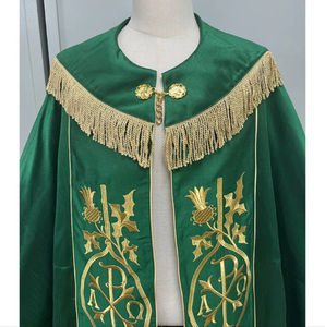 Robes de Chœur et de Sacerdoce Modernes en Tissu Durable pour Églises, Uniformes de Chœur et de Sacerdoce avec Croix Latine, 100% Polyester, Taille Personnalisée, Unisexe - Product Image 5