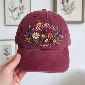 Casquette de baseball robuste avec broderie 3D, logo personnalisé, maille respirante, design ajustable Snapback pour l'extérieur, mode décontractée, quatre saisons - Product Image 1