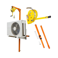 Heavy Duty 15m Électrique Palan Câble Climatiseur Outil De Levage Treuil 150kg Capacité De Charge 1-3P Dispositif D'installation Support