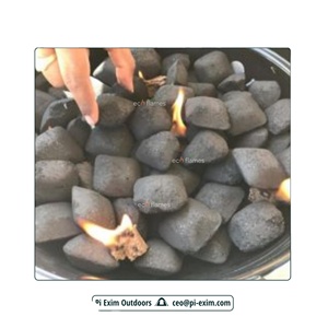 Feu de camp brun allume-feu BBQ charbon de bois propre fumé Camping cuisson cuisson sciure de bois paraffine allume-feu ventes - Product Image 3