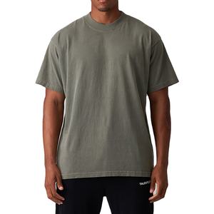 T-shirt Homme Personnalisé de Haute Qualité en Coton Lourd 100% Surdimensionné, Col Rond, Écologique, Séchage Rapide, 220g, Décontracté - Product Image 2