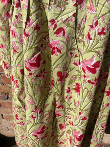 Robe Courte en Gaze de Coton Indien pour Femme, Imprimée à la Main, Longueur Midi, Broderie Florale, Motif Floral - Product Image 5