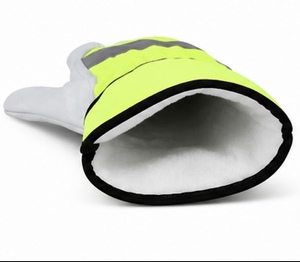 Gants de travail canadiens en cuir de qualité supérieure, antidérapants, respirants, durables pour les applications industrielles, travaux lourds - Product Image 3