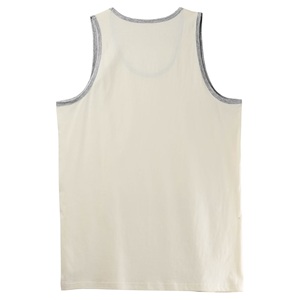 Débardeur de sport en coton pour homme avec logo personnalisé, col rond, sans manches, color block, pour musculation, à bas prix - Product Image 4