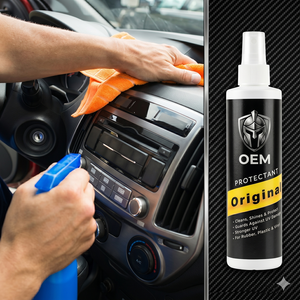 Cuidado y limpieza de automóviles, protector de salpicaderos, pulidor para interiores de coches, abrillantador para cuero, restaurador de plástico para muebles y sofás. - Product Image 1